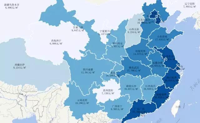 全国房价收入地图：在中国买房究竟有多难？