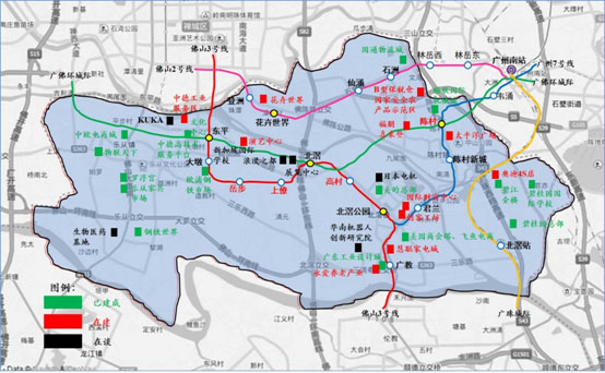 中国顺德北部片区概念规划